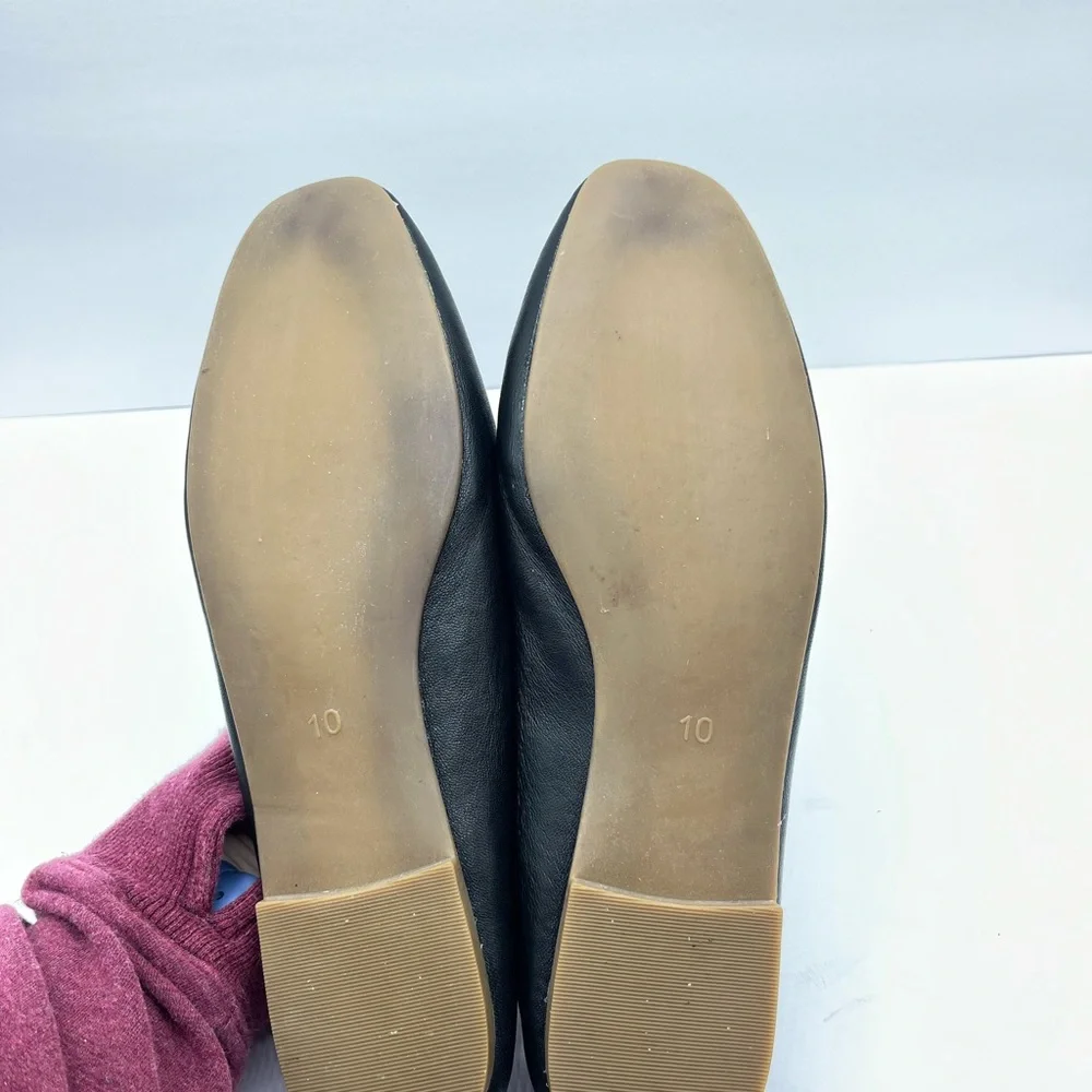 Madewell Women’s Size 10 “The Cory” Black Ballet Flats Casual Work